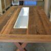 outdoor cedar picnic table for winery